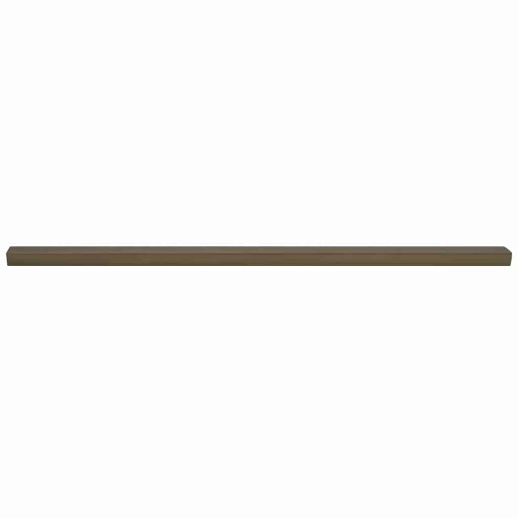 Profili per scale Vidaxx 10 pezzi marrone 67 x 3,5 x 3 cm alluminio