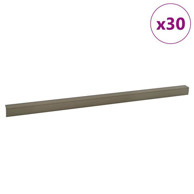 Perfiles de escalera vidaxx 30 piezas champagne 67 x 3,5 x 3 cm aluminio