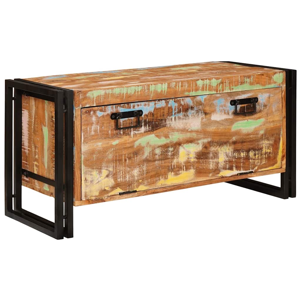 Scarpiera Vidaxx marrone 90 x 38 x 45 cm in legno massello riciclato