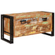 Vidaxx zapatero marrón 90 x 38 x 45 cm madera maciza reciclada