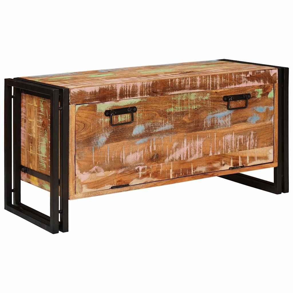Scarpiera Vidaxx marrone 90 x 38 x 45 cm in legno massello riciclato