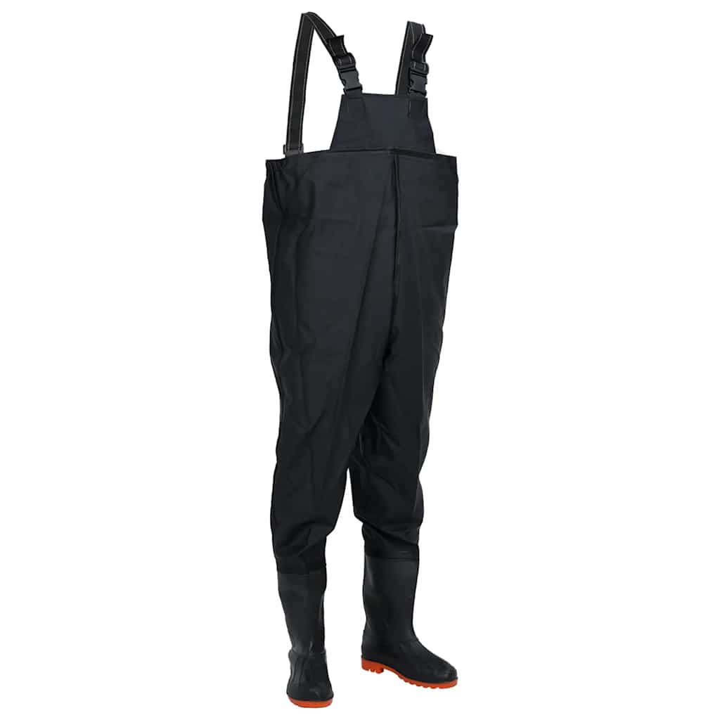 Vidaxl waadpak con botas tamaño 40 negro