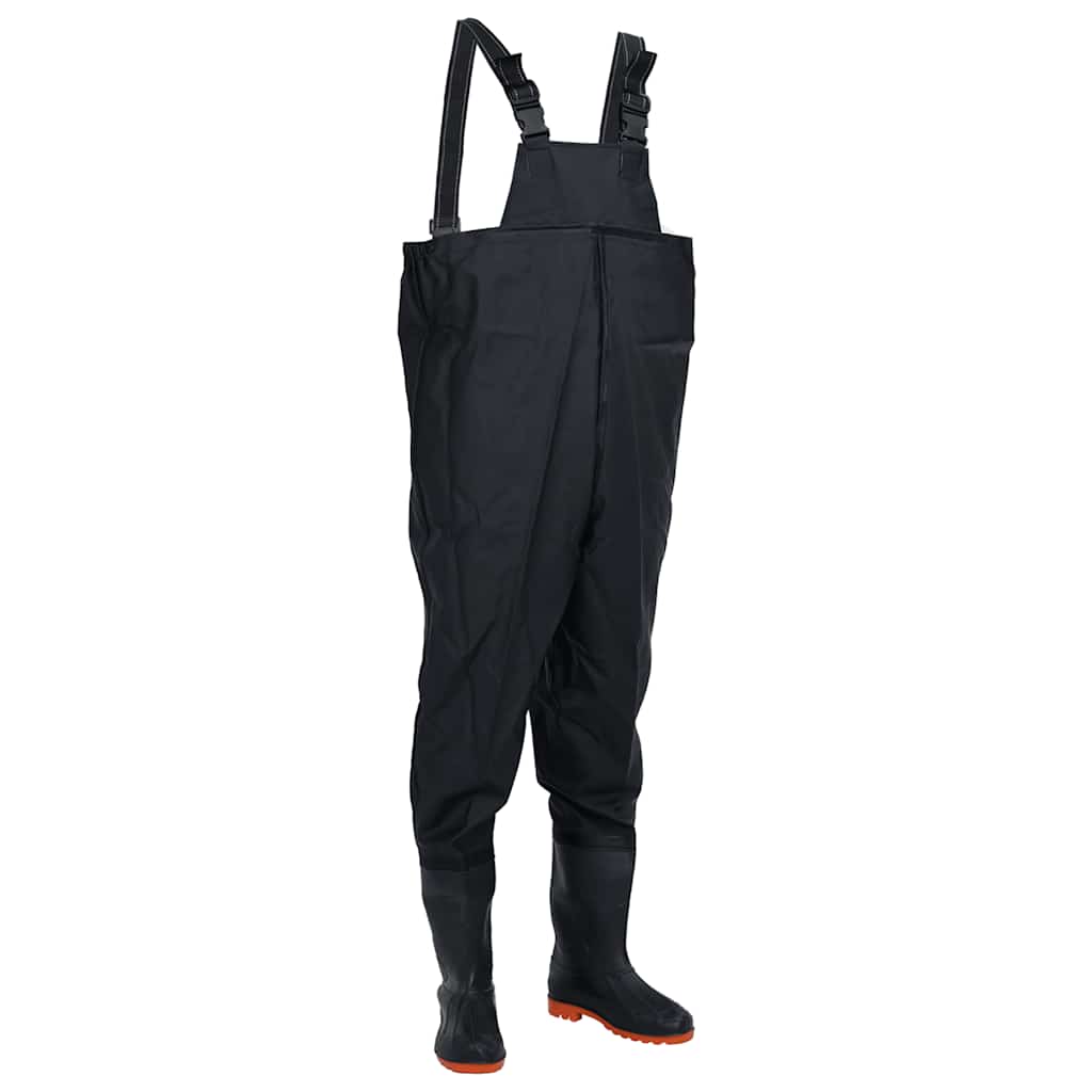 Vidaxl waadpak con botas tamaño 42 negro