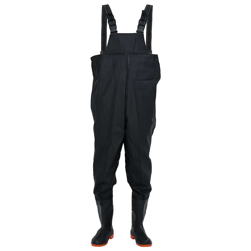 Vidaxl waadpak con botas tamaño 42 negro