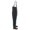 Vidaxl waadpak con botas tamaño 44 negro