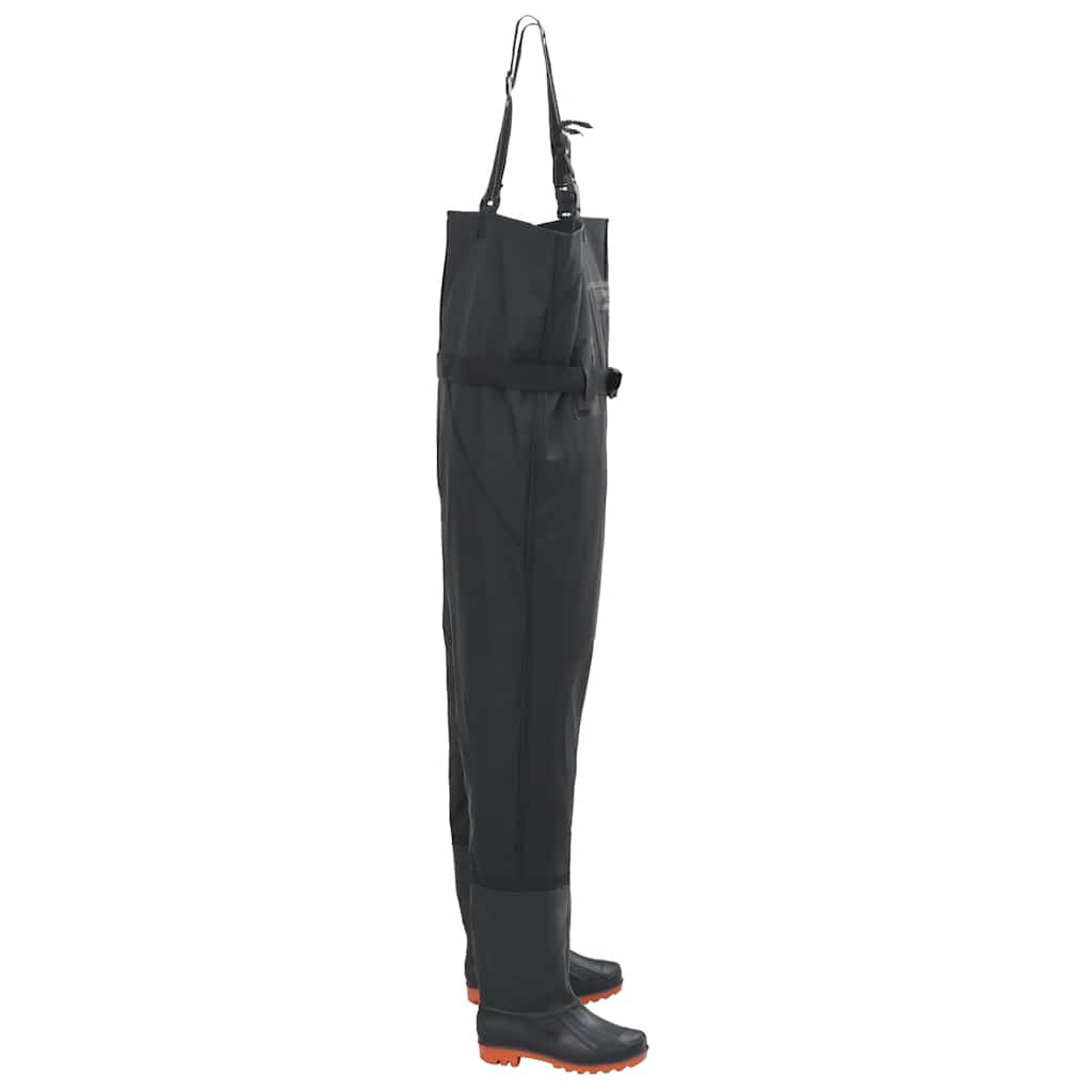 Vidaxl waadpak con stivali e cintura dimensione 38 nero