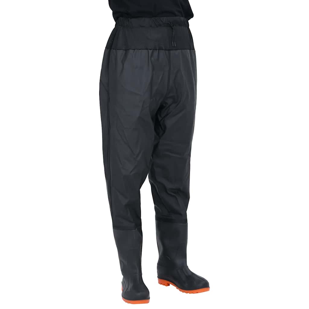 Vidaxl waadpak con botas tamaño 43 negro