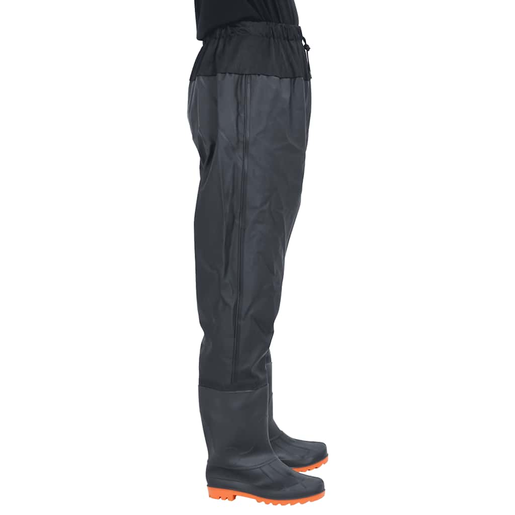 Vidaxl waadpak con botas tamaño 44 negro