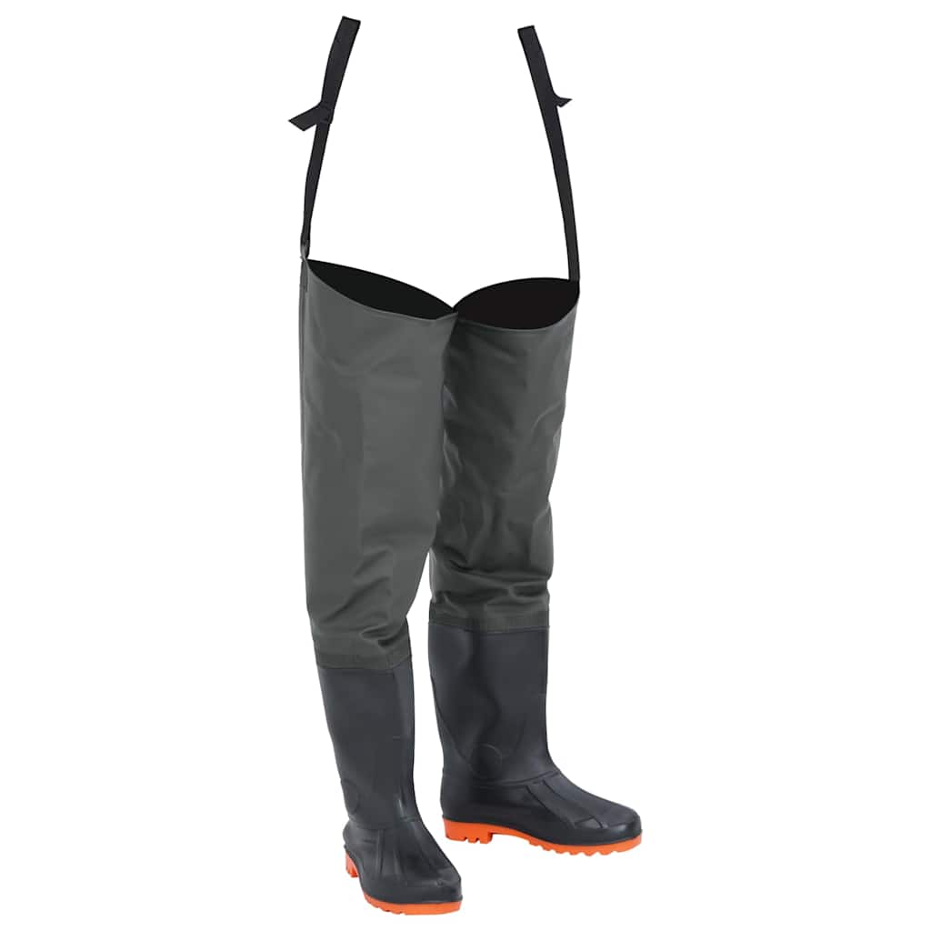 Botas pesqueros de Vidaxl tamaño 39 verde oscuro