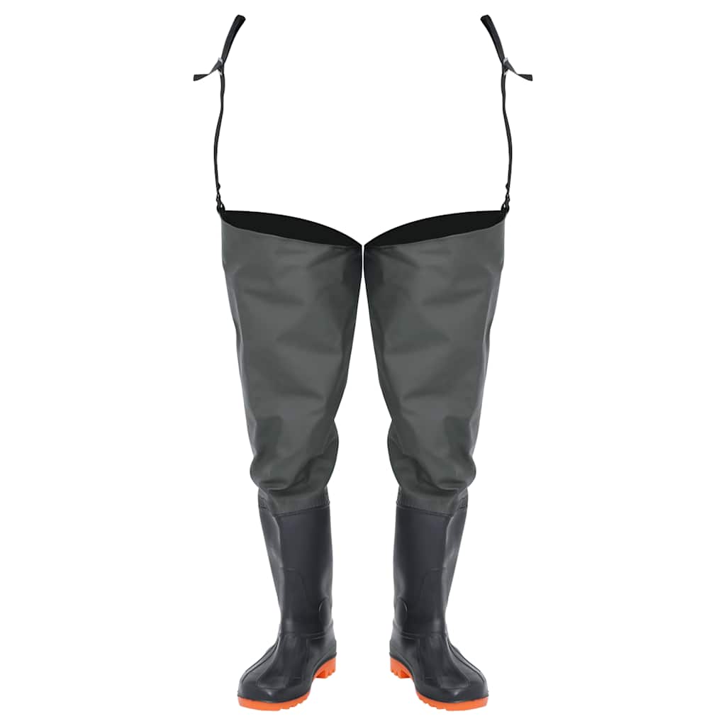 Botas pesqueros de Vidaxl tamaño 40 verde oscuro