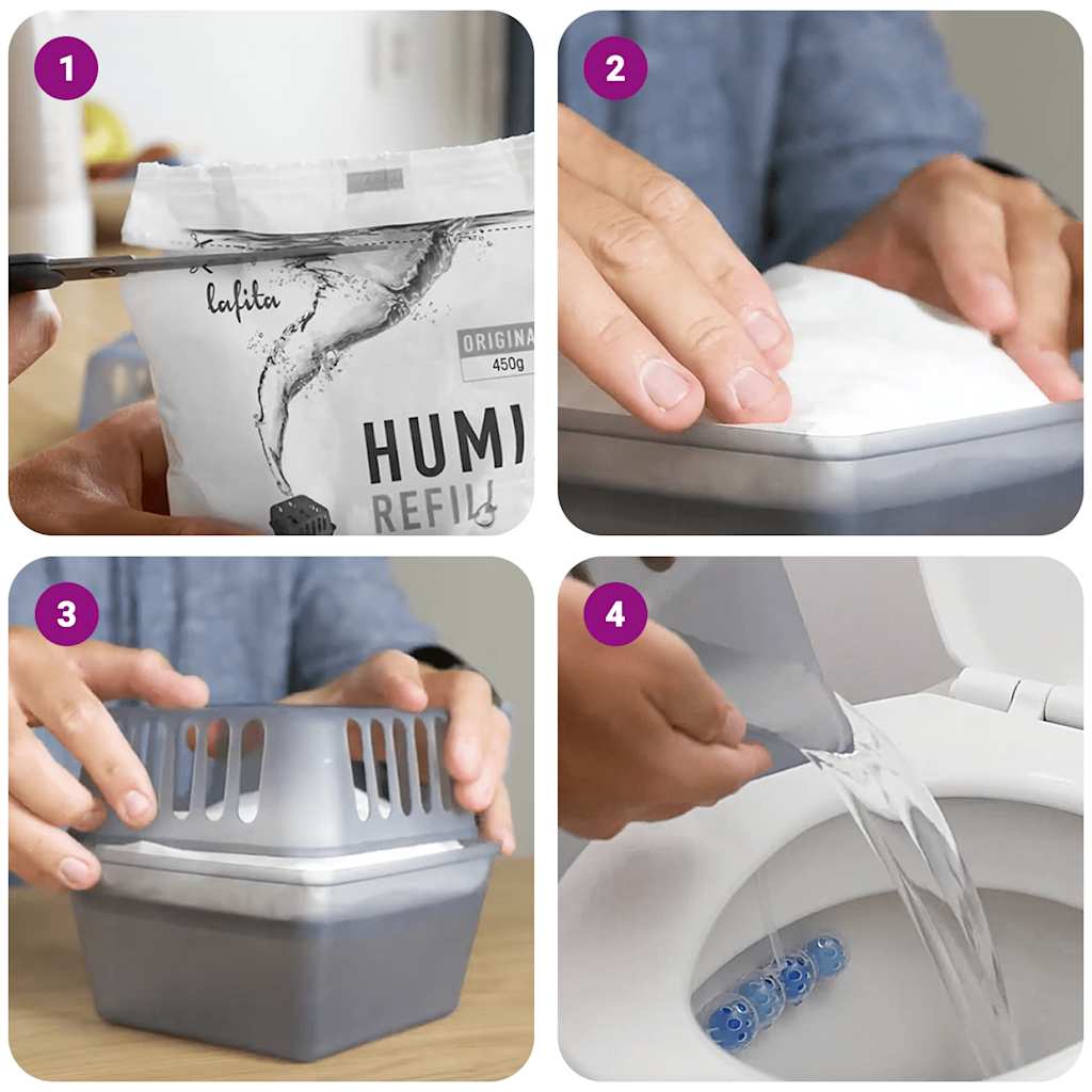 Reabastecimientos de Vidaxl para deshumidificador 12 st 450 g