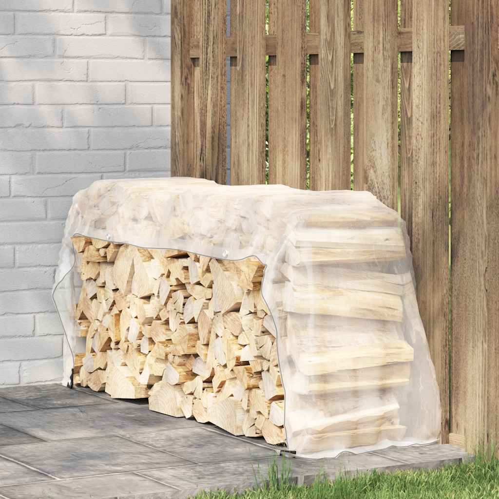 Vidaxl Tarpaulin trasparente con anelli a vela 1x3 m polietilene