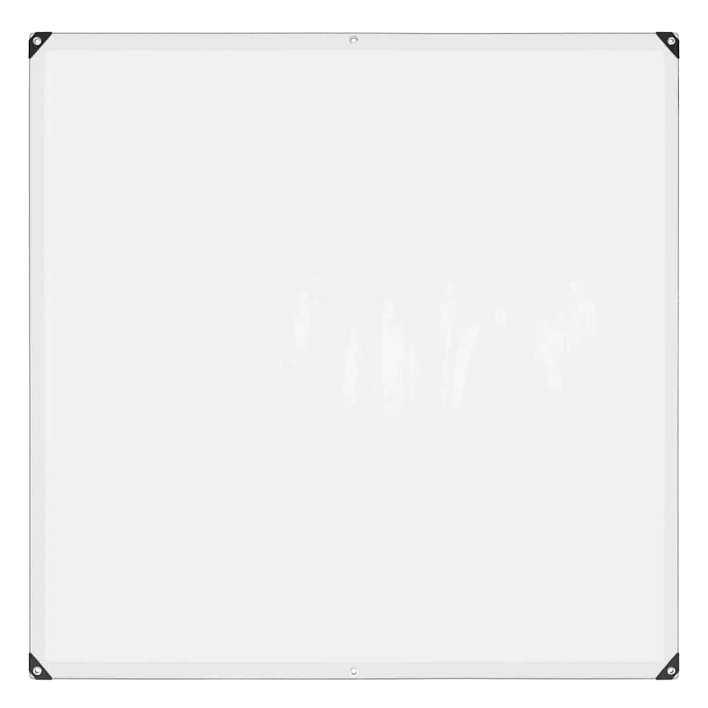 Vidaxl Tarpaulina transparente con anillos de vela 2x2 m de polietileno