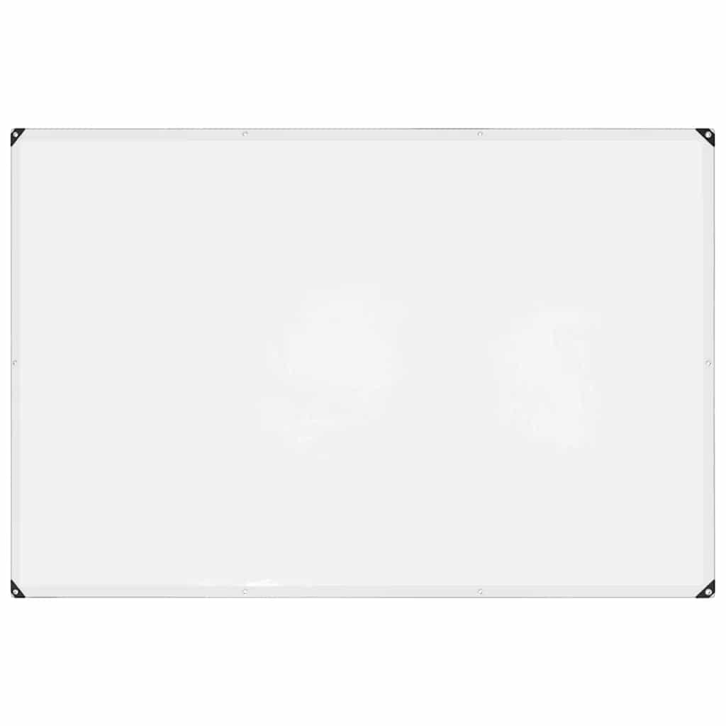 Vidaxl lona transparente con anillos de vela 2x3 m polietileno