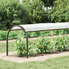 Vidaxl doorzichtig zeildoek met zeilringen 1x10 m polyethyleen