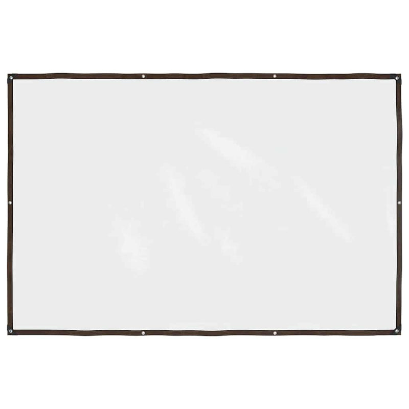 Vidaxl doorzichtig zeildoek met zeilringen 2x3 m polyethyleen