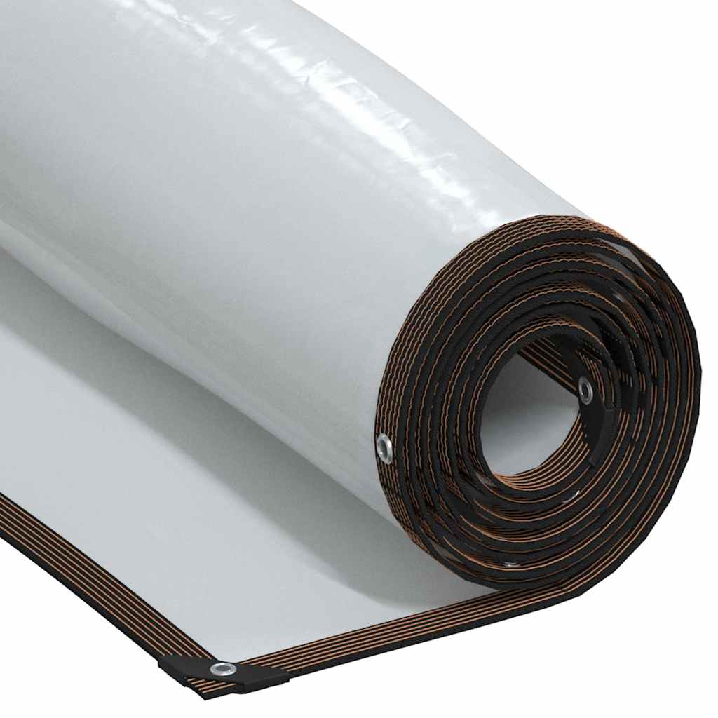 Vidaxl lona transparente con anillos de vela 3x3 m polietileno