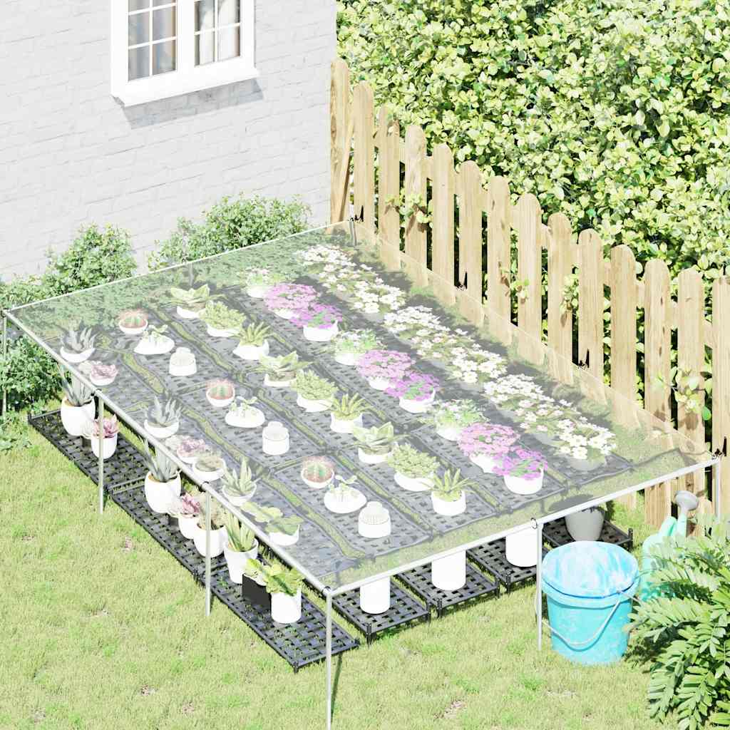 Vidaxl Tarpaulin trasparente con anelli a vela 2x3 M PVC