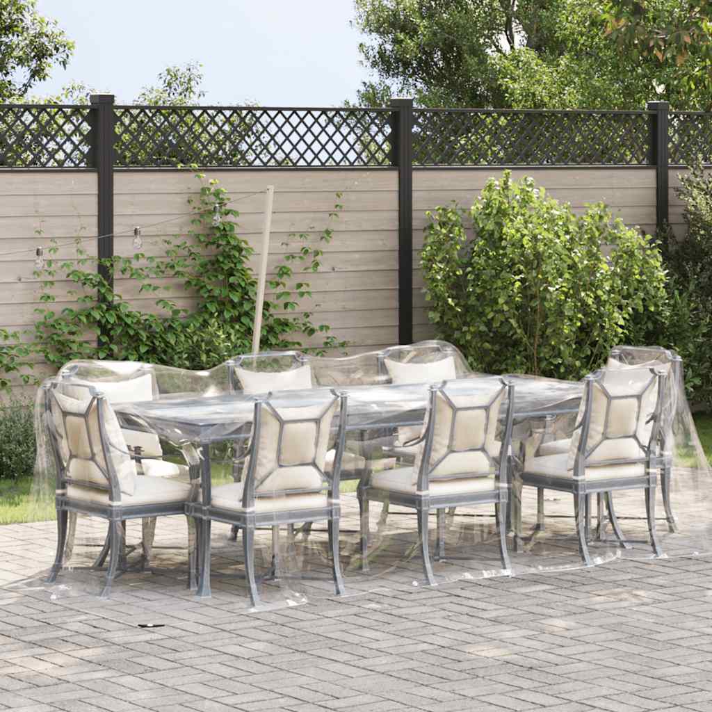 Vidaxl Tarpaulin trasparente con anelli a vela 2x5 m PVC