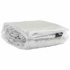 Vidaxl Tarpaulin trasparente con anelli a vela 4x6 M PVC