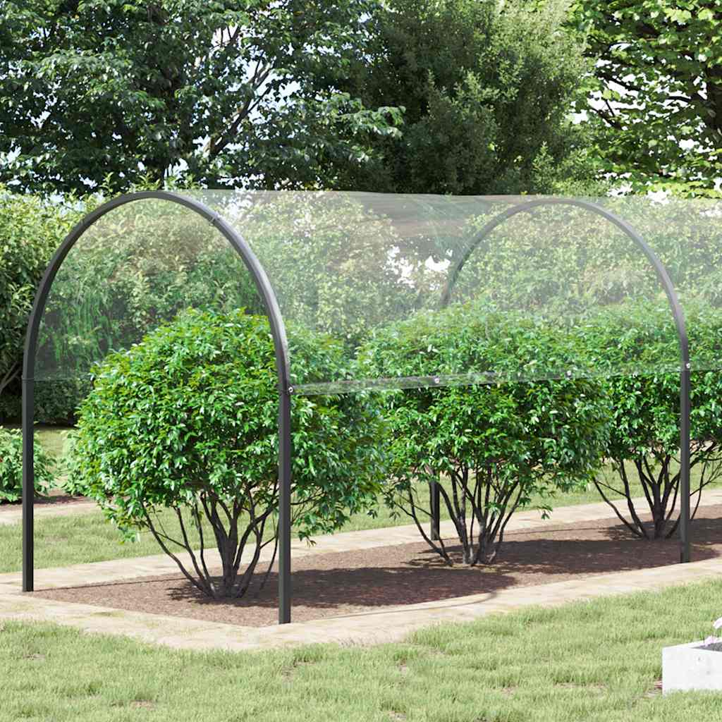 Vidaxl Tarpaulin trasparente con anelli a vela 4x12 M PVC