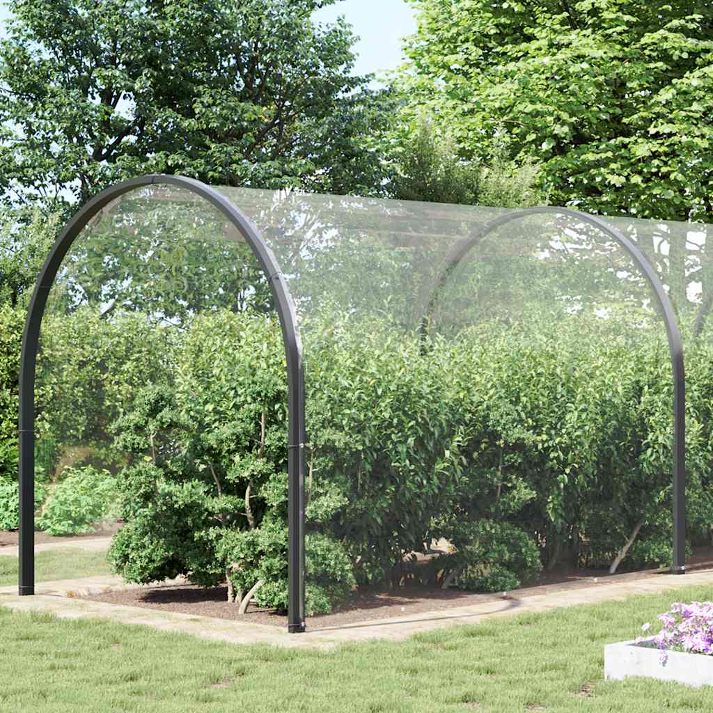Vidaxl Tarpaulin trasparente con anelli a vela 5x12 M PVC