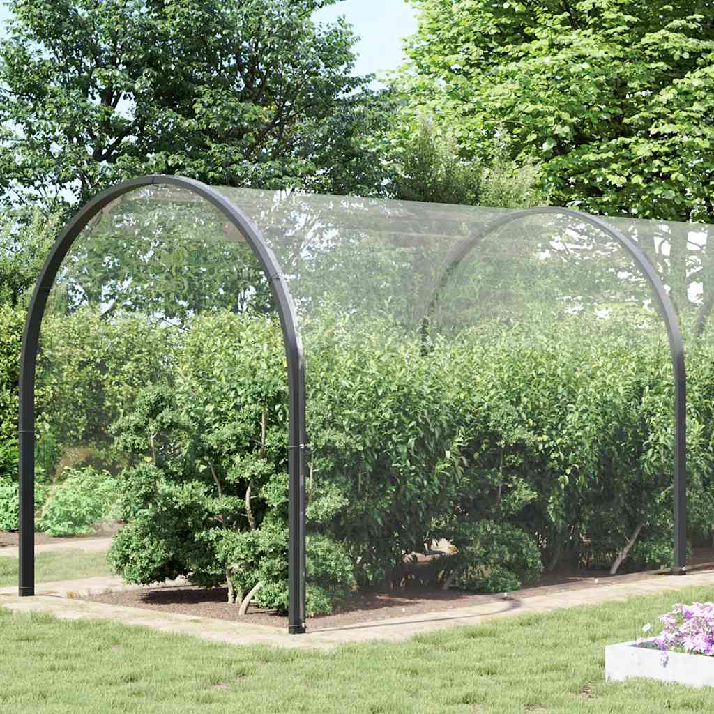 Vidaxl Tarpaulin trasparente con anelli a vela 5x12 M PVC