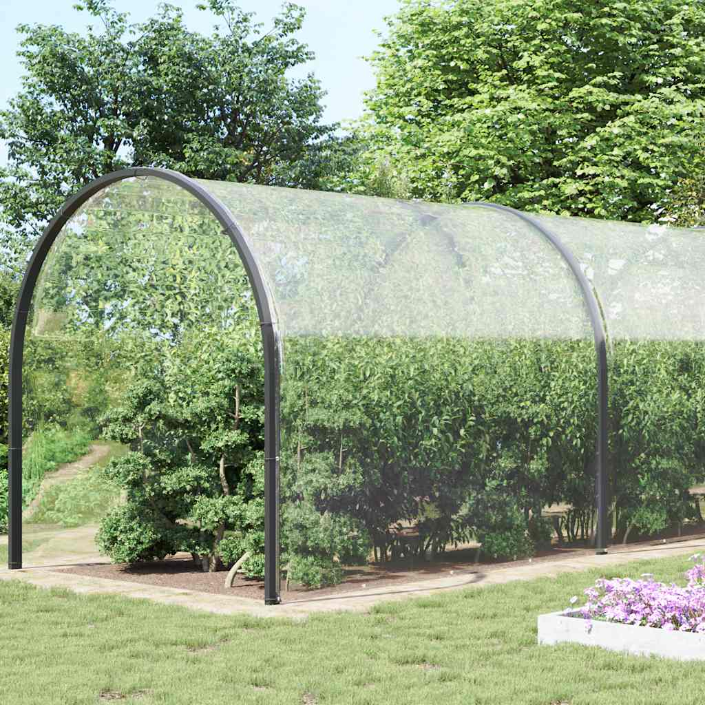 Vidaxl Tarpaulin trasparente con anelli a vela 6x12 M PVC