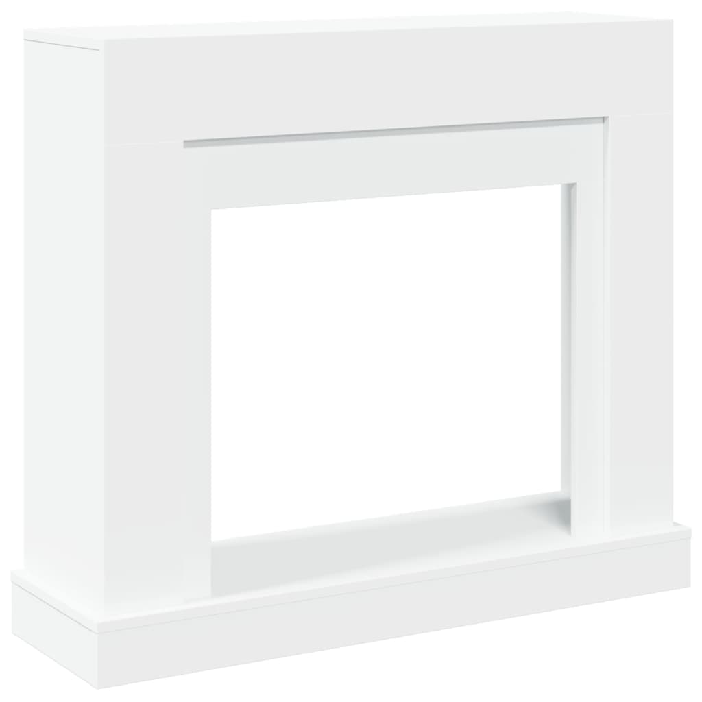 Marco de chimenea Vidaxx 100x30x87,5 cm de madera contrachapada blanco
