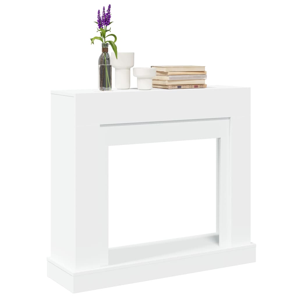 Rivestimento per camino Vidaxx 100x30x87,5 cm in derivati del legno bianco
