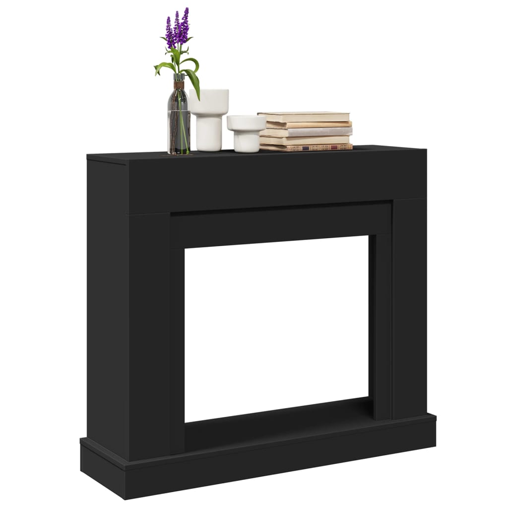 Rivestimento per camino Vidaxx 100x30x87,5 cm legno lavorato nero