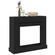 Marco de chimenea Vidaxx 100x30x87,5 cm madera procesada negro