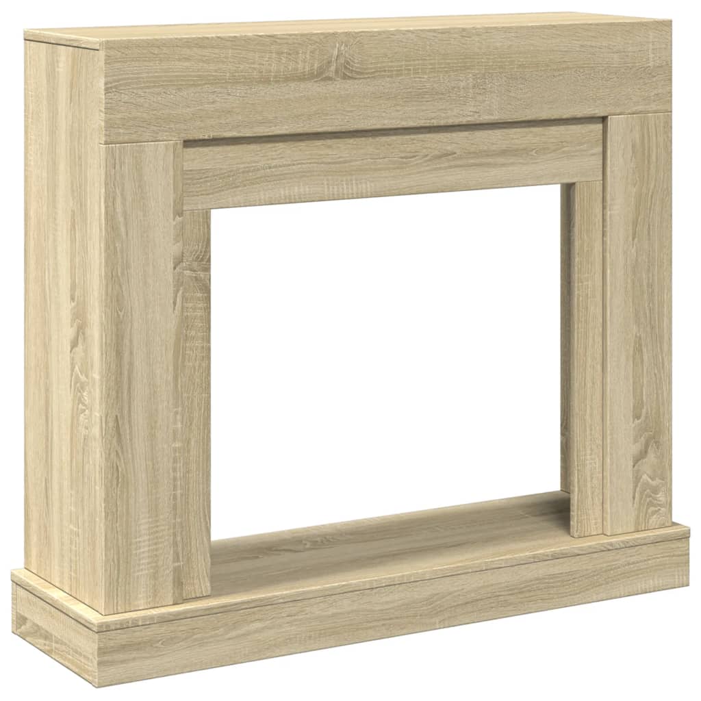 Marco de chimenea Vidaxx 100x30x87,5 cm de madera contrachapada color roble sonoma