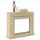 Marco de chimenea Vidaxx 100x30x87,5 cm de madera contrachapada color roble sonoma