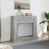 Marco de chimenea VidaXL 100x30x87,5 cm madera contrachapada color roble sonoma gris