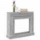 Marco de chimenea VidaXL 100x30x87,5 cm madera contrachapada color roble sonoma gris