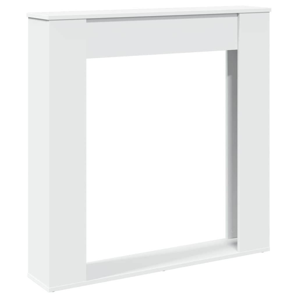 Rivestimento per camino Vidaxx 100x20x100 cm in derivati del legno bianco