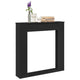 Marco de chimenea Vidaxx 100x20x100 cm madera procesada negro