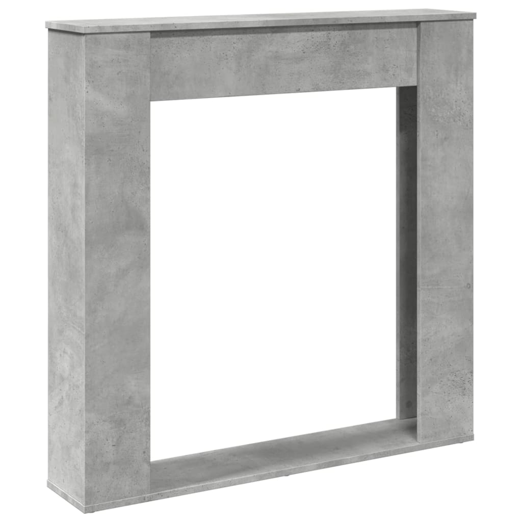 Rivestimento per camino Vidaxx 100x20x100 cm in derivati del legno cemento grigio