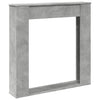 Vidaxx marco para chimenea 100x20x100 cm madera contrachapada hormigón gris