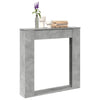 Vidaxx marco para chimenea 100x20x100 cm madera contrachapada hormigón gris