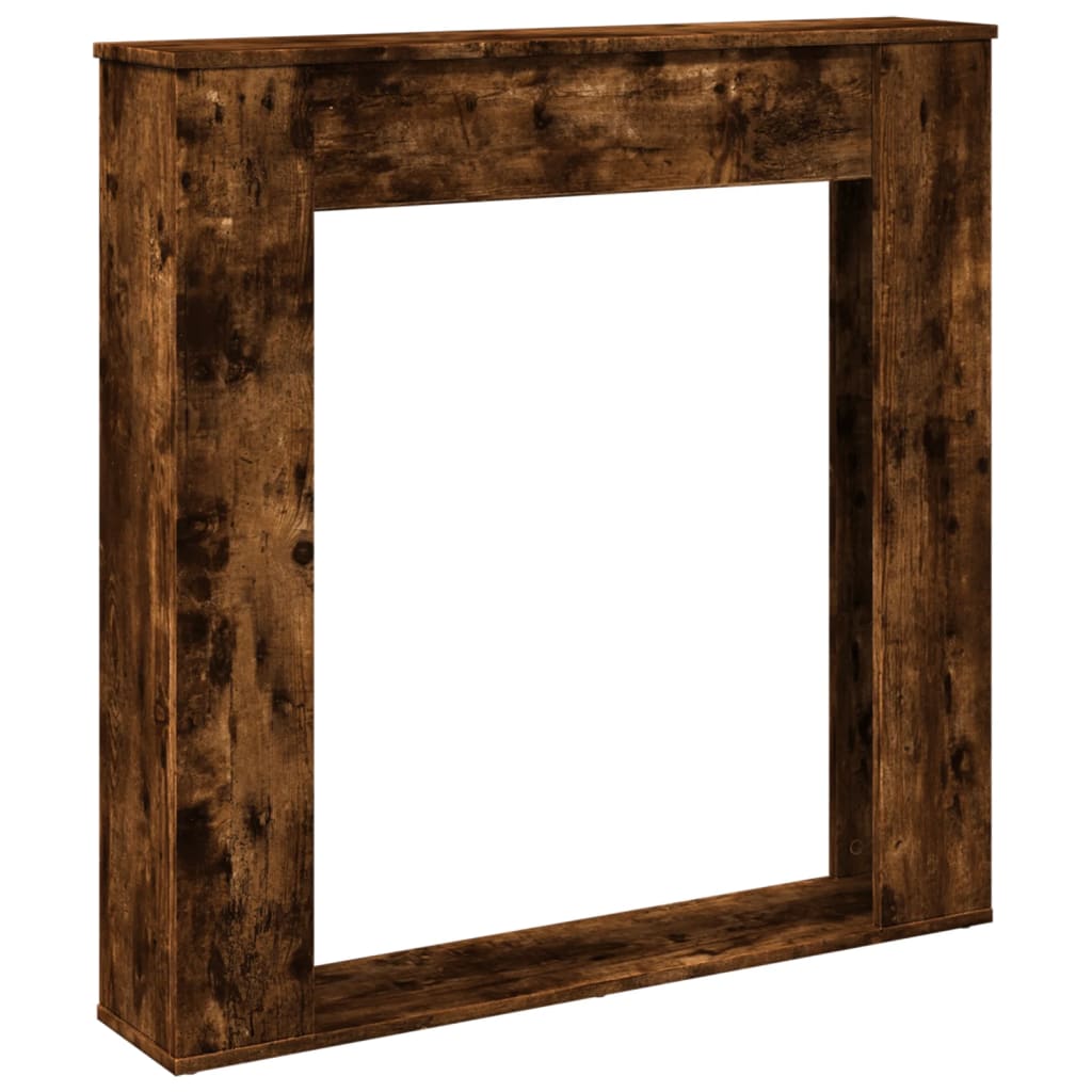 Marco de chimenea Vidaxx 100x20x100 cm madera procesada, roble ahumado