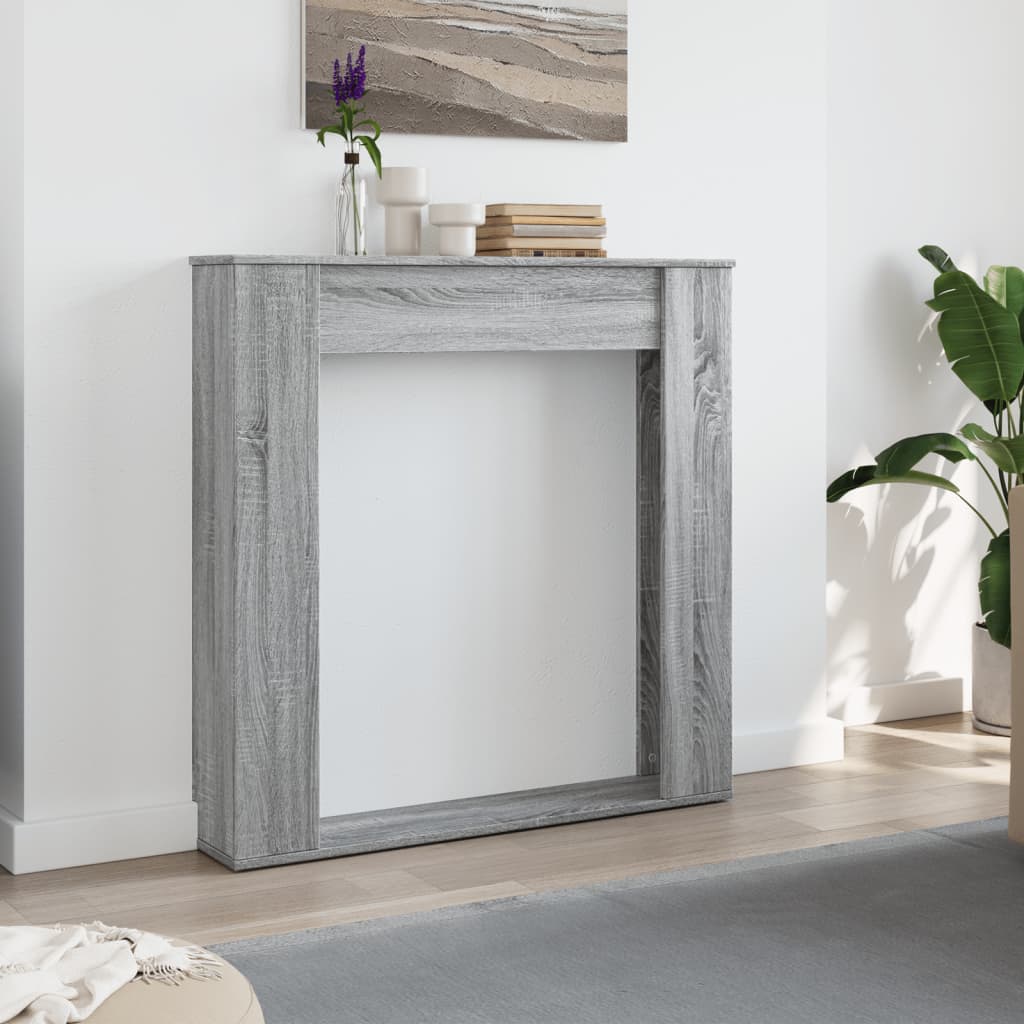 Vidaxl haardombouw 100x20x100 cm bewerkt hout grijs sonoma eikenkleur