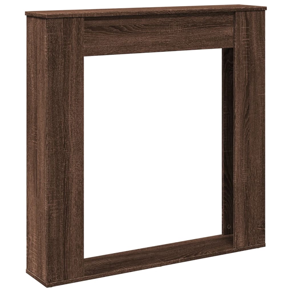 Marco de chimenea Vidaxx 100x20x100 cm madera contrachapada roble marrón