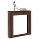 Marco de chimenea Vidaxx 100x20x100 cm madera contrachapada roble marrón