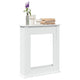 Marco de chimenea Vidaxx 75x20x87,5 cm de madera contrachapada blanco