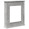 Vidaxx marco para chimenea 75x20x87,5 cm madera contrachapada hormigón gris