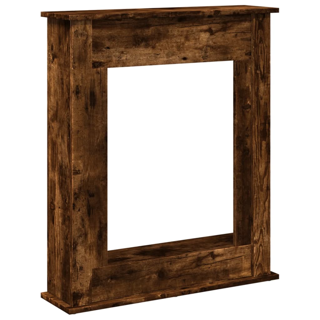 Rivestimento per camino Vidaxx 75x20x87,5 cm legno lavorato, rovere affumicato