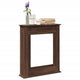 Marco de chimenea Vidaxx 75x20x87,5 cm madera contrachapada roble marrón