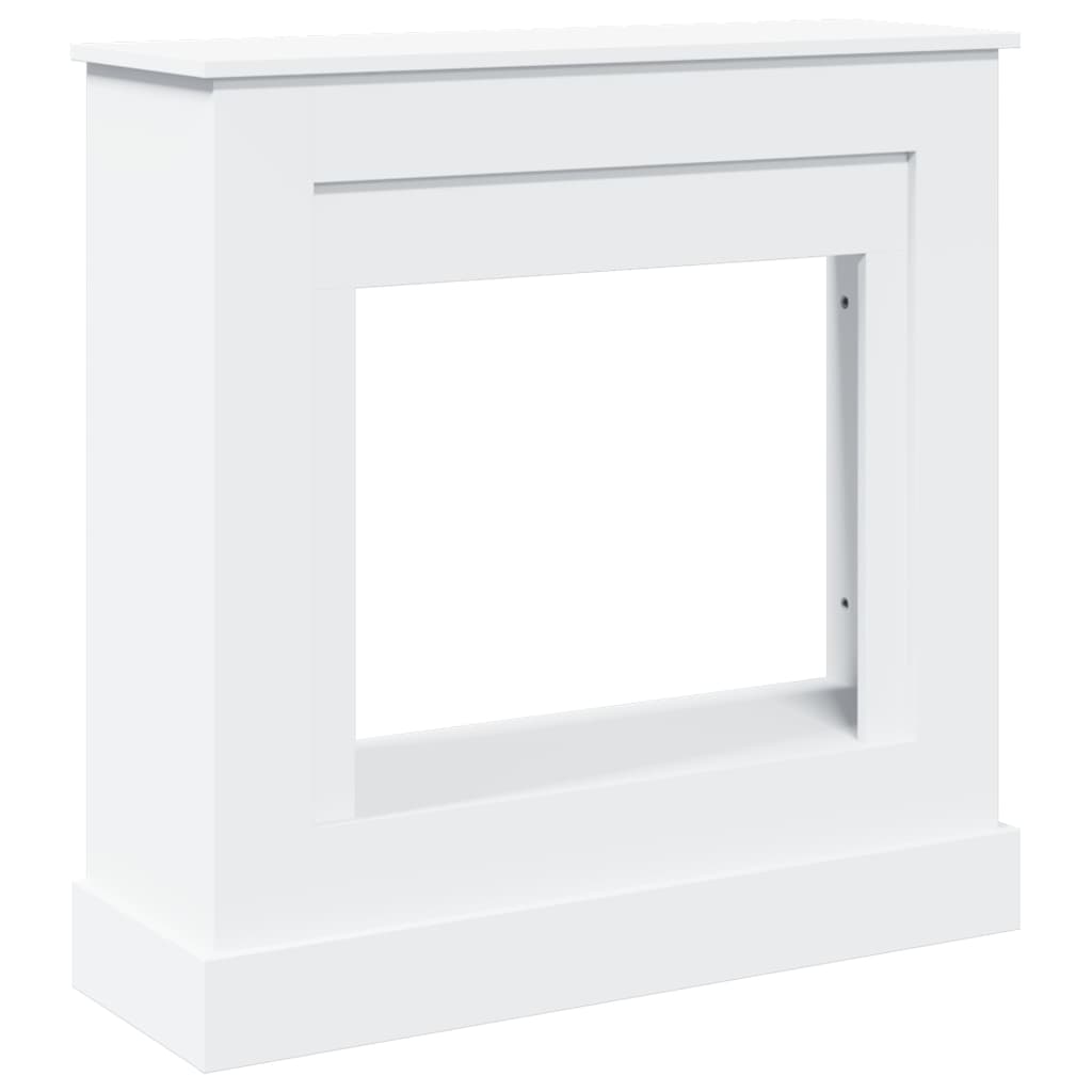 Marco de chimenea Vidaxx 90x30x90 cm de madera contrachapada blanco